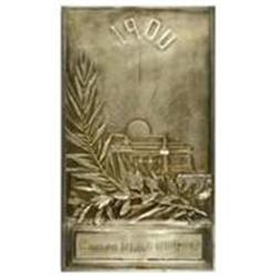 Mexico. Medal for the 1900 Exposition Universelle in Paris. Pewter (?).