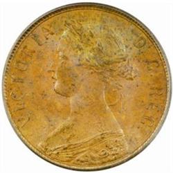 Newfoundland. Victoria (1837-1901). Bronze Cent. 1890.