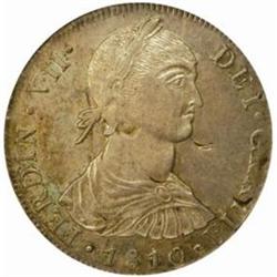 Peru. Ferdinand VII (1813-1833). Silver 8 Reales. 1810-LIMA JP.