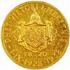 Image 2 : Albania. Zog I (1925-39). Gold Prova 20 Franga Ari. 1938.