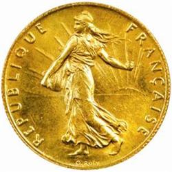 France. Third Republic (1871-1940). Gold 50 Centimes. 1897.