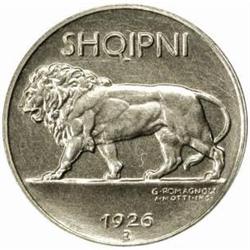 Albania. Zog I (1925-39). Nickel Prova 1/4 Leku. 1926-R and 1927-R.