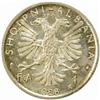 Image 2 : Albania. Zog I (1925-39). Silver Pattern Prova 2 and 1 Franga Ari. 1928-R.