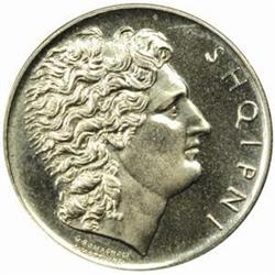 Albania. Zog I (1925-39). Nickel Prova 1 Lek. 1930-V and 1931-L.