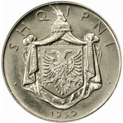 Albania. Zog I (1925-39). Nickel Prova 1/2 Lek. 1930-V and 1931-L.