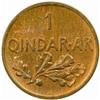 Image 2 : Albania. Zog I (1925-39). Bronze Prova 2 and 1 Qindar Ar. 1935-R.