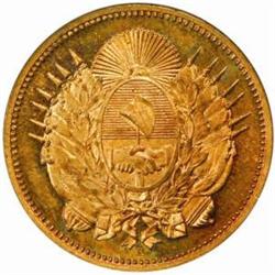 Argentina. Republic (1810-). Copper Pattern 1 Centavo. 1880.