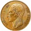 Belgium. Leopold I (1831-65). Copper Pattern 5 Francs by Jehotte. 18(47).