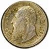 Image 1 : Belgium. Leopold II (1865-1909). Silver Pattern Obverse and Reverse 1 Franc Trial Strikes. 1903.