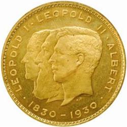 Belgium. Albert (1909-34). Brass Pattern 10 Francs. 1930.