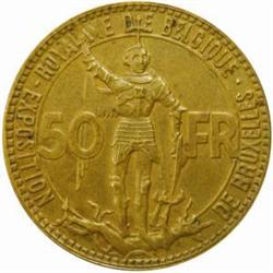 Belgium. Leopold III (1934-50). Bronze Pattern 50 Francs. 1935.