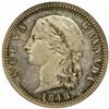 Image 1 : Colombia. Republic (1819-). Silver Pattern 4 Pesos. 1848-Bogota.