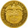 Image 2 : Colombia. Republic (1819-). Gilt Bronze Reverse Pattern Essai 20 Pesos. (1873)-Medellin.