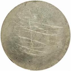 Colombia. Republic (1819-). Silvered Copper Reverse Pattern Essai 1 Peso. (1873)-Medellin.