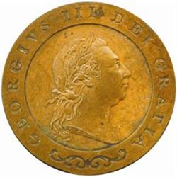 England. George III (1760-1820). Bronze Pattern 1 Guinea by Kuchler. 1791.