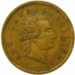 France. Consulate (1799-1804). Bronze Pattern (3 Sols) by Andrieu. L'an 8 (1799).