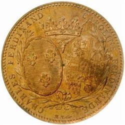 France. Louis XVIII (1815-24). Bronze (5 Francs) Mint Visit Medal. 1817.