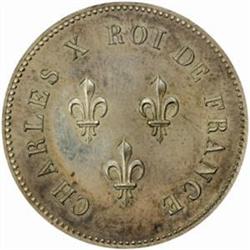 France. Charles X (1824-30). Silver Presentation (5 Francs). 1824.