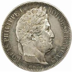 France. Louis Philippe I (1830-48). Silver Pattern (5 Francs) Mint Visit Issue. 1831.