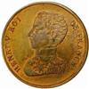 Image 1 : France. Henry V, Pretender to the Throne (1820-83). Bronze Pattern 2 Francs. 1833.