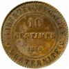 Image 2 : France. Government of National Defense (1870-71). Bronze Pattern 10 Centimes. 1870-BB.