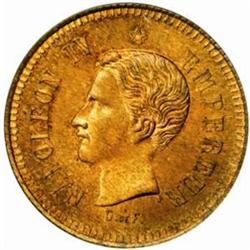 France. Napoleon IV, Pretender to the Throne (1856-79). Bronze Pattern 10 Centimes. 1874.