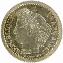 France. Third Republic (1871-1940). Silver 20 Centimes. 1889-A.