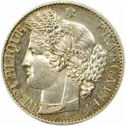 France. Third Republic (1871-1940). Silver Pattern 50 Centimes. Dated "18" (c. 1895).