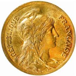 France. Third Republic (1871-1940). Copper-Nickel and Bronze Pattern Essai 10 Centimes. ND (c. 1897)