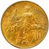 Image 2 : France. Third Republic (1871-1940). Copper-Nickel and Bronze Pattern Essai 10 Centimes. ND (c. 1897)