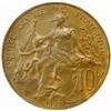 Image 2 : France. Third Republic (1871-1940). Bronze Pattern 10 Centimes by Dupuis. 1897.