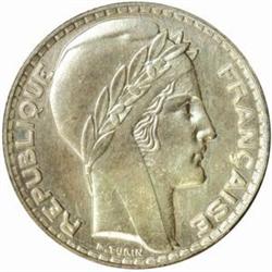 France. Third Republic (1871-1940). Silver Piefort Essai 10 Francs. 1929.