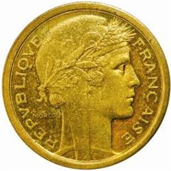 France. Third Republic (1871-1940). Aluminum-Bronze Pattern 2 Francs by Morlon. 1930.