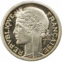 France. Third Republic (1871-1940). Silver Essai 2 Francs. 1931.