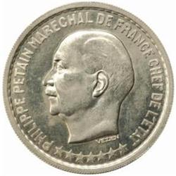 France. Vichy State (1940-44). Copper-Nickel Pattern Essai 20 Francs by Vezien and Cochet. ND (c. 19