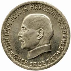 France. Vichy State (1940-44). Copper-Nickel Piefort 5 Francs. 1941.