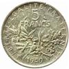 Image 2 : France. Fifth Republic (1959-). Silver Pattern 5 Francs by Roty. 1959.