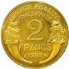 Image 2 : France. Fifth Republic (1959-). Aluminum-Bronze Pattern 2 Francs by Morlon. 1959.