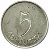 Image 2 : France. Fifth Republic (1959-). Stainless Steel Pattern 5 Centimes. 1960.