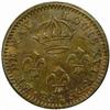 French Guiana. French Colony (1664-1946). Bronze Piefort 2 Sous. 1789.