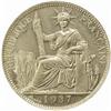 French Indo-China. French Colony (1887-1940). Silver Essai 20 Cent. 1937.