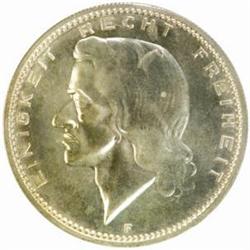 Germany. Weimar Republic (1919-33). Silver Pattern 5 Marks. 1926-F.