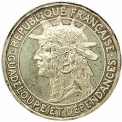 Guadaloupe. French Colony (1674-1946). Silver Pattern 50 Centimes. 1903.