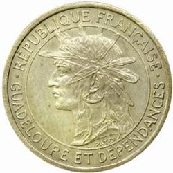 Guadaloupe. French Colony (1674-1946). Copper-Nickel Pattern 50 Centimes. 1903.