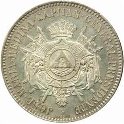 Honduras. Republic (1821-). Copper-Nickel Pattern 2 Reales. 1870.
