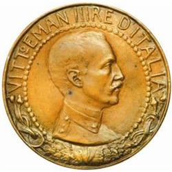 Italy. Vittorio Emanuele III (1900-46). Obverse and Reverse 10 Centesimi Copper Galvanos by Johnson 