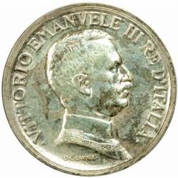 Italy. Vittorio Emanuele III (1900-46). Silver Prova di stampa 1 Lire. 1915-R.