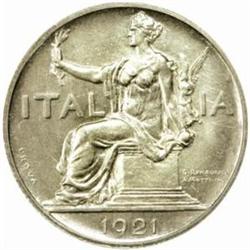 Italy. Vittorio Emanuele III (1900-46). Nickel Prova 1 Lire. 1921-R.