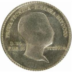 Italy. Vittorio Emanuele III (1900-46). Silver Pattern 20 Lire Trial Strike by Romagnoli. 1927.