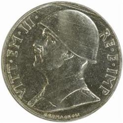Italy. Vittorio Emanuele III (1900-46). Nickel Pattern 5 Lire by Romagnoli. 1940-R.